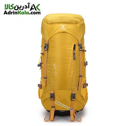 کوله پشتی کله گاوی کوهنوردی 45+5 لیتری مدل سامیت کد KA-8149 رنگ زرد