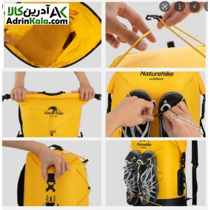 درای بگ نیچرهایک مردانه ۳۰ لیتری مدل TB03 کد NH21FSB04 رنگ زرد