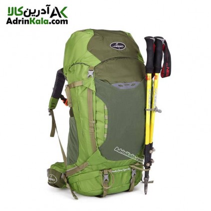 کوله پشتی کوهنوردی 60 لیتری نیکو مدل TIGER رنگ سبز