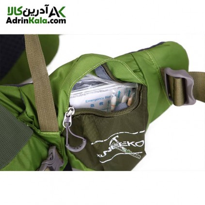کوله پشتی کوهنوردی حرفه ای نیکو 60 لیتری مدل TIGER رنگ سبز