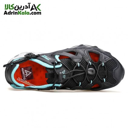 کفش صندل زنانه هومتو مدل humtto 630261B-3 رنگ مشکی/آبی