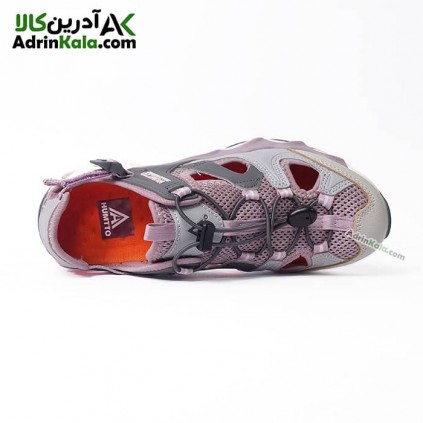 صندل طبیعت گردی زنانه هومتو مدل humtto 630261B-6 رنگ طوسی/یاسی