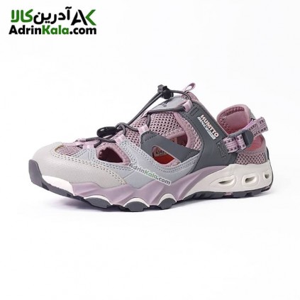 کفش زنانه هامتو مدل 630261B-6 رنگ طوسی/یاسی