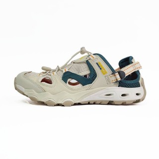 صندل آبنوردی زنانه هامتو مدل 630261B-7 رنگ کرم(بژ)/سبز