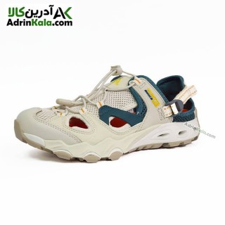 کفش پیاده روی صندل زنانه هامتو مدل 630261B-7 رنگ کرم(بژ)/سبز