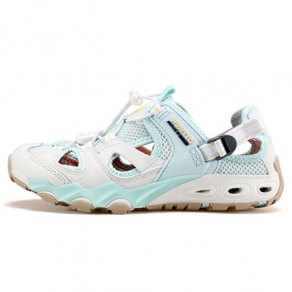 صندل زنانه هامتو مدل 630261B-9 رنگ کرم(بژ)/سبزآبی