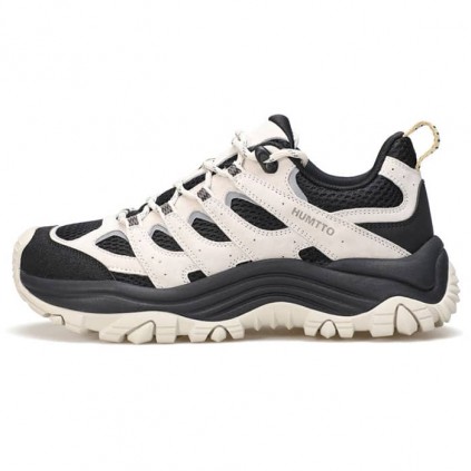 کتانی مردانه هامتو کد 150846A-2 رنگ بژ/مشکی