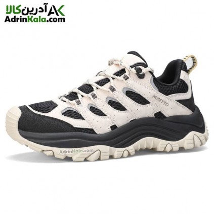 کتانی پیاده روی مردانه هامتو کد 150846A-2 رنگ بژ/مشکی