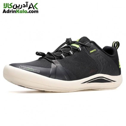 کفش تابستانی مردانه هامتو کد 2-350340A رنگ مشکی/کرم