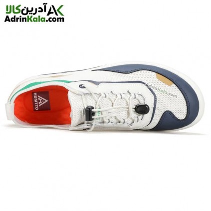 کفش رانینگ مردانه هومتو کد humtto 350784A-2 رنگ سفید/سرمه ای