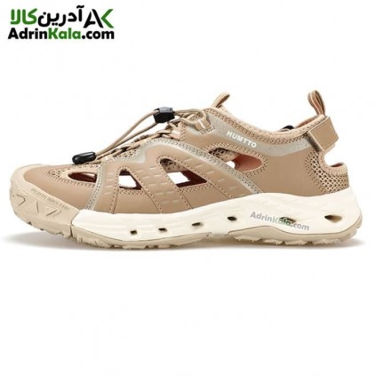 کفش پیاده روی و ساحل نوردی مردانه هومتو کد humtto 650221A-5 رنگ خاکی روشن