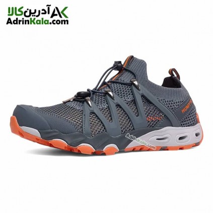 کفش هامتو مردانه مدل 5-620829A رنگ خاکستری تیره/نارنجی