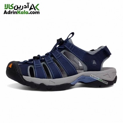 صندل پیاده روی مردانه هامتو مدل 710445A-18 رنگ سرمه ای/طوسی