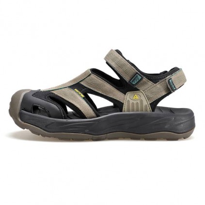 صندل ورزشی هامتو مردانه کد 750481A-2 رنگ مشکی/خاکی