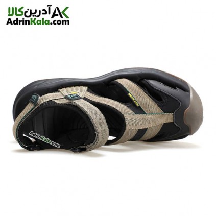 صندل هامتو مردانه کد humtto 750481A-2 رنگ مشکی/خاکی