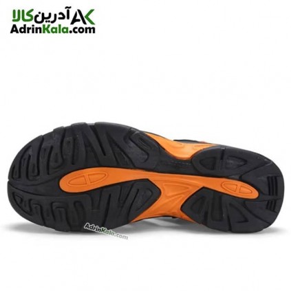 صندل مردانه هامتو مدل 710445A-6 رنگ مشکی/نارنجی