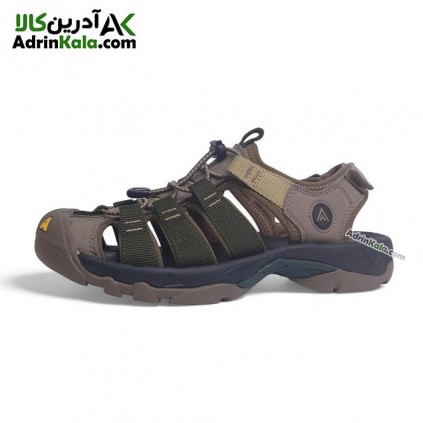 صندل طبیعت گردی مردانه هامتو مدل 710445A-14 رنگ خاکی/مشکی