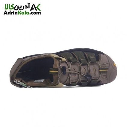 صندل ورزشی مردانه هامتو مدل 710445A-14 رنگ خاکی/مشکی