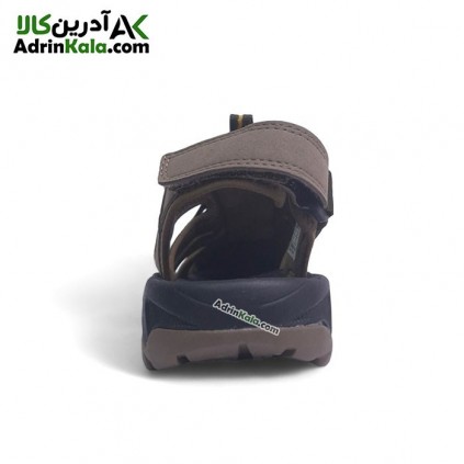 صندل هامتو مدل 710445A-14 رنگ خاکی/مشکی