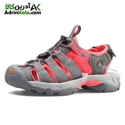 صندل طبیعت گردی زنانه هامتو مدل 710445B-3 رنگ طوسی/صورتی