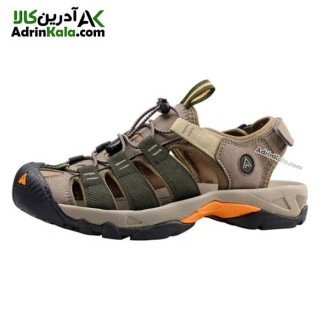 صندل طبیعت گردی زنانه هامتو مدل 710445B-4 رنگ خاکی/سبز