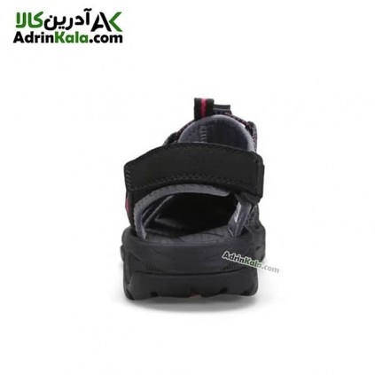 صندل هامتو مدل 710445B-5 رنگ مشکی طرح دار