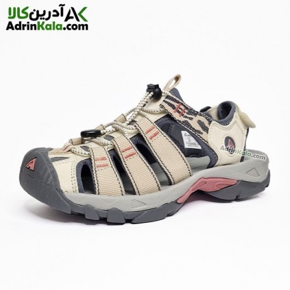 صندل پیاده روی زنانه هامتو مدل 710445B-15 رنگ بژ/خاکستری