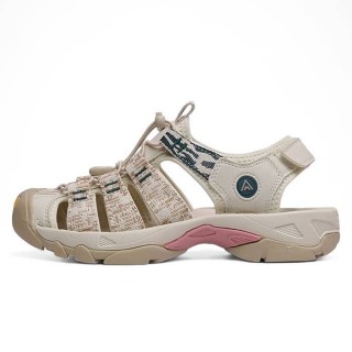 خرید صندل زنانه هامتو مدل 710445B-18 رنگ کرم(بژ)/صورتی