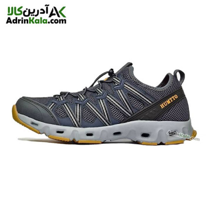 کفش پیاده روی مردانه هامتو مدل 610049A-12 خاکستری/خردلی