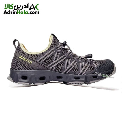کفش طبیعت گردی مردانه هومتو مدل humtto 610049A-14 رنگ خاکستری تیره