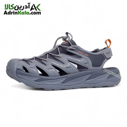 صندل جلو بسته مردانه هامتو مدل 750303A-1 رنگ طوسی