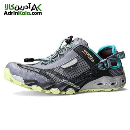 کفش مخصوص پیاده روی مردانه هامتو مدل humtto HT1605-6 رنگ طوسی/سبز فسفری