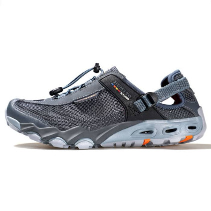 کفش پیاده روی مردانه هامتو مدل HT1605-8 رنگ خاکستری تیره