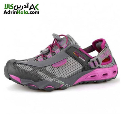 کفش زنانه هامتو مدل 2605-4 خاکستری/بنفش