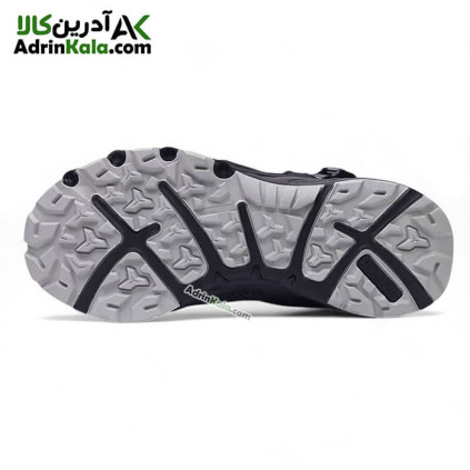 صندل زنانه هامتو مدل 2605-13 رنگ مشکی/طوسی