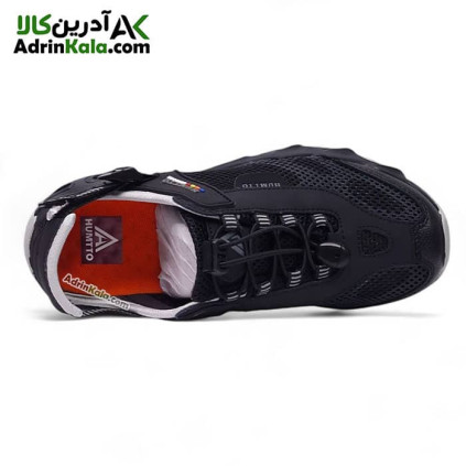 صندل هامتو زنانه مدل 2605-13 رنگ مشکی/طوسی