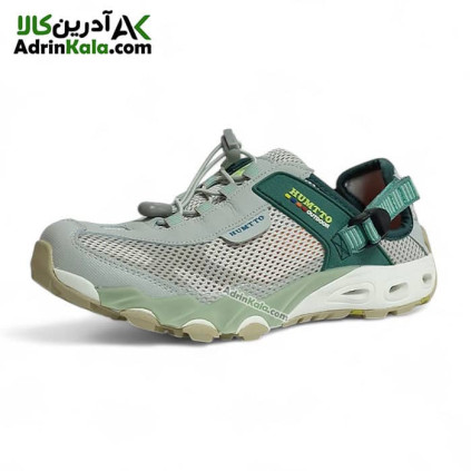 صندل پیاده روی هامتو زنانه مدل 2605-16 رنگ طوسی/سبز