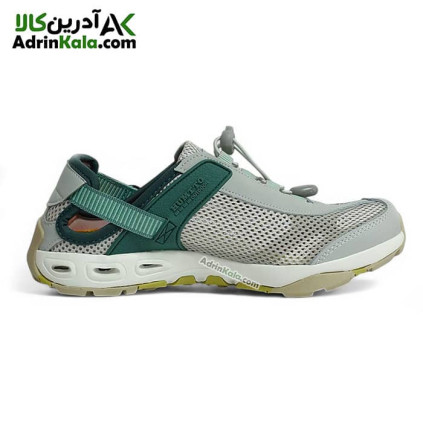 صندل هامتو زنانه مدل 2605-16 رنگ طوسی/سبز