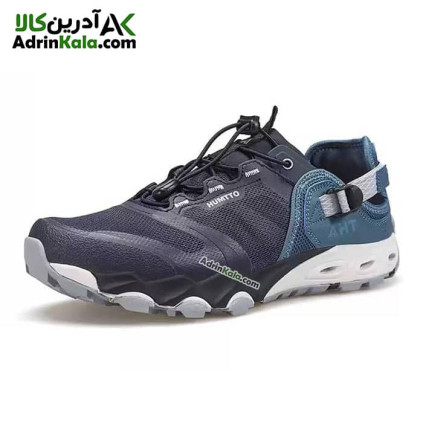 کفش پیاده روی مردانه هامتو مدل 630551A-2 رنگ سرمه ای/آبی فیروزه ای