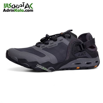 کفش پیاده روی مردانه هامتو مدل 630551A-9 رنگ خاکستری تیره