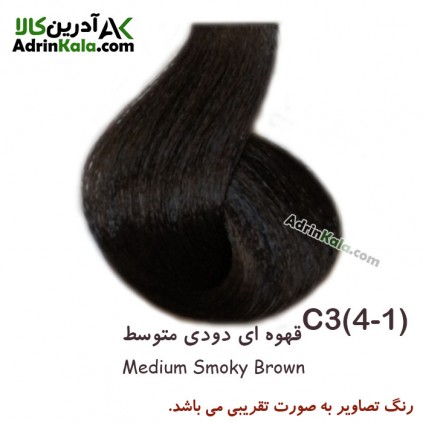 رنگ مو لورینت کد c3 گروه دودی