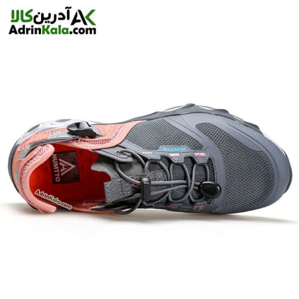 کفش آب نوردی صندل زنانه هومتو مدل humtto 630551B-7 رنگ خاکستری تیره/ گلبهی