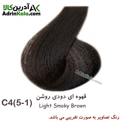 رنگ موی لورینت کد c4 گروه دودی