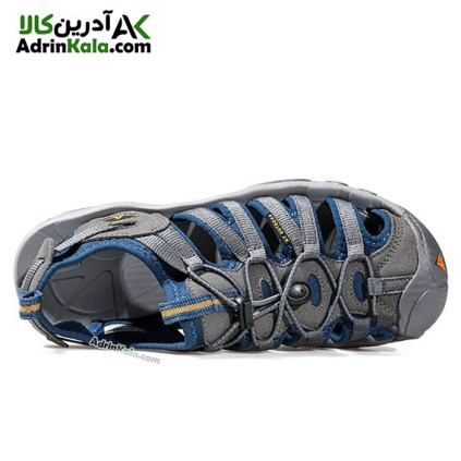 صندل مردانه هامتو کد humtto 710442A-2 رنگ خاکستری تیره/طوسی