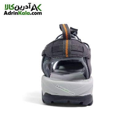 صندل هامتو مردانه مدل 710442A-6 رنگ خاکستری تیره/زرد