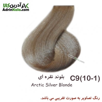 رنگ مو لورینت کد c9 گروه دودی