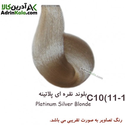 رنگ موی لورینت کد c10 گروه دودی