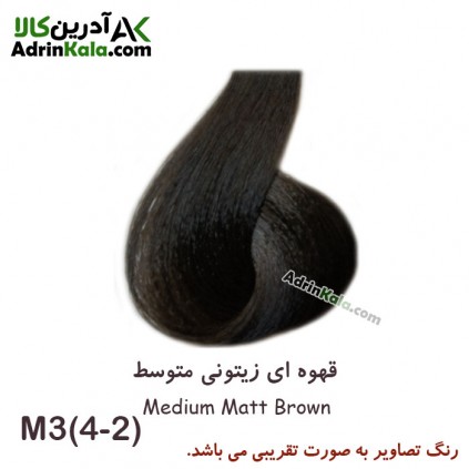 رنگ موی لورینت کد m3 گروه زیتونی