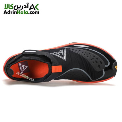 کفش پیاده روی مردانه هامتو مدل 350188A-1 رنگ مشکی/نارنجی