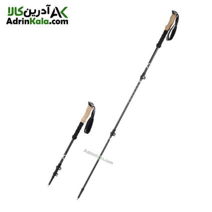 باتوم کوهنوردی کربن اسنوهاک مدل SN-T0112 رنگ خاکستری